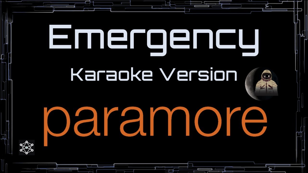 Paramore • Emergency (CC Karaoke / Instrumental) [UVR]