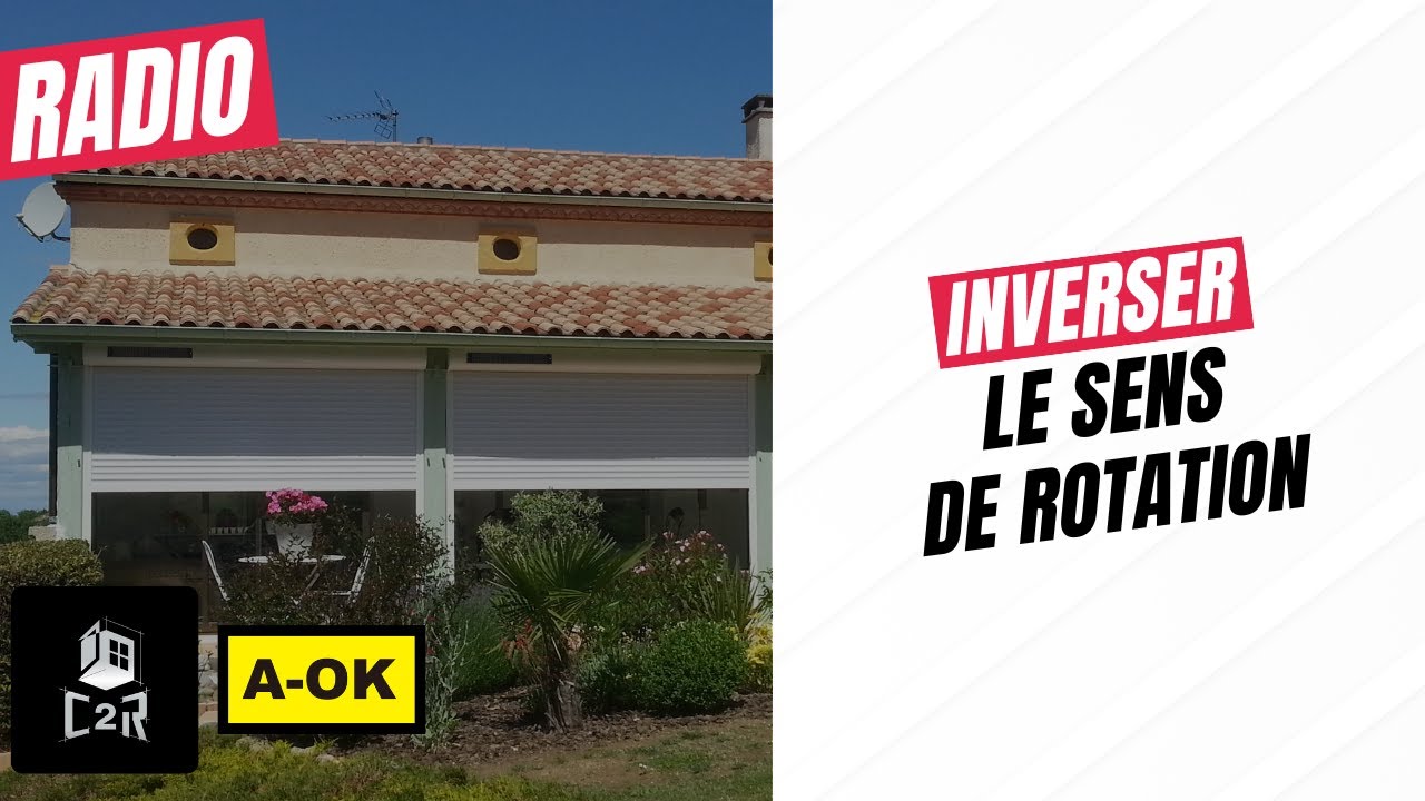 Comment inverser le sens de rotation d'un volet roulant radio AOK ? 📡 — free download