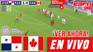 Panamá vs. Canadá en vivo🔴🔴 Ver Hoy Panamá vs. Canadá 4tos. Final Premundial Sub-20 resumen