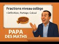 Fractions (1) : Cours (6ème) : C'est quoi une fraction ?