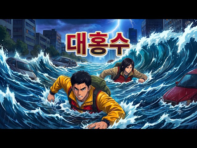 온 도시가 첫 비를 축하했지만, 비는 32일간 이어졌고 종말의 시작이 되었다 | 전편 통합본
