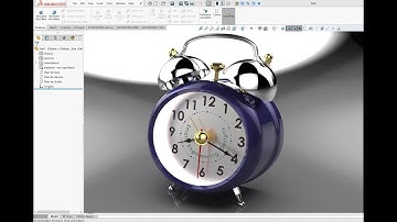 Fast Version : How to design an alarm clock in Solidworks