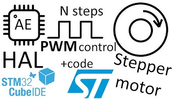 Шаговый двигатель. Управление ШИМ. Stm32 CubeIDE.