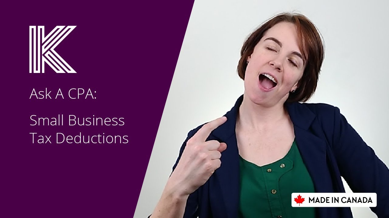 Ask A CPA Small Business Tax Deductions YouTube