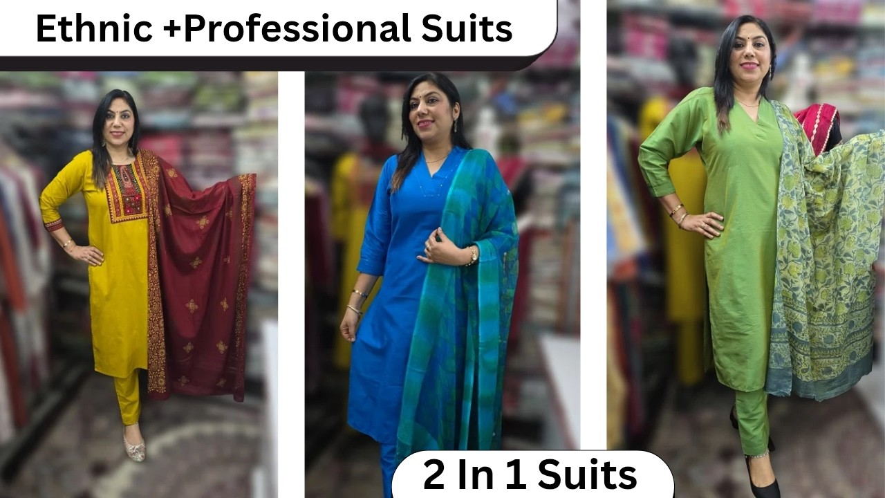 Ethnic Bhi, Professional Bhi 👜✨| Latest Ladies Suit Collection 2026
