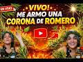 VIVO! haciendo corona de romero