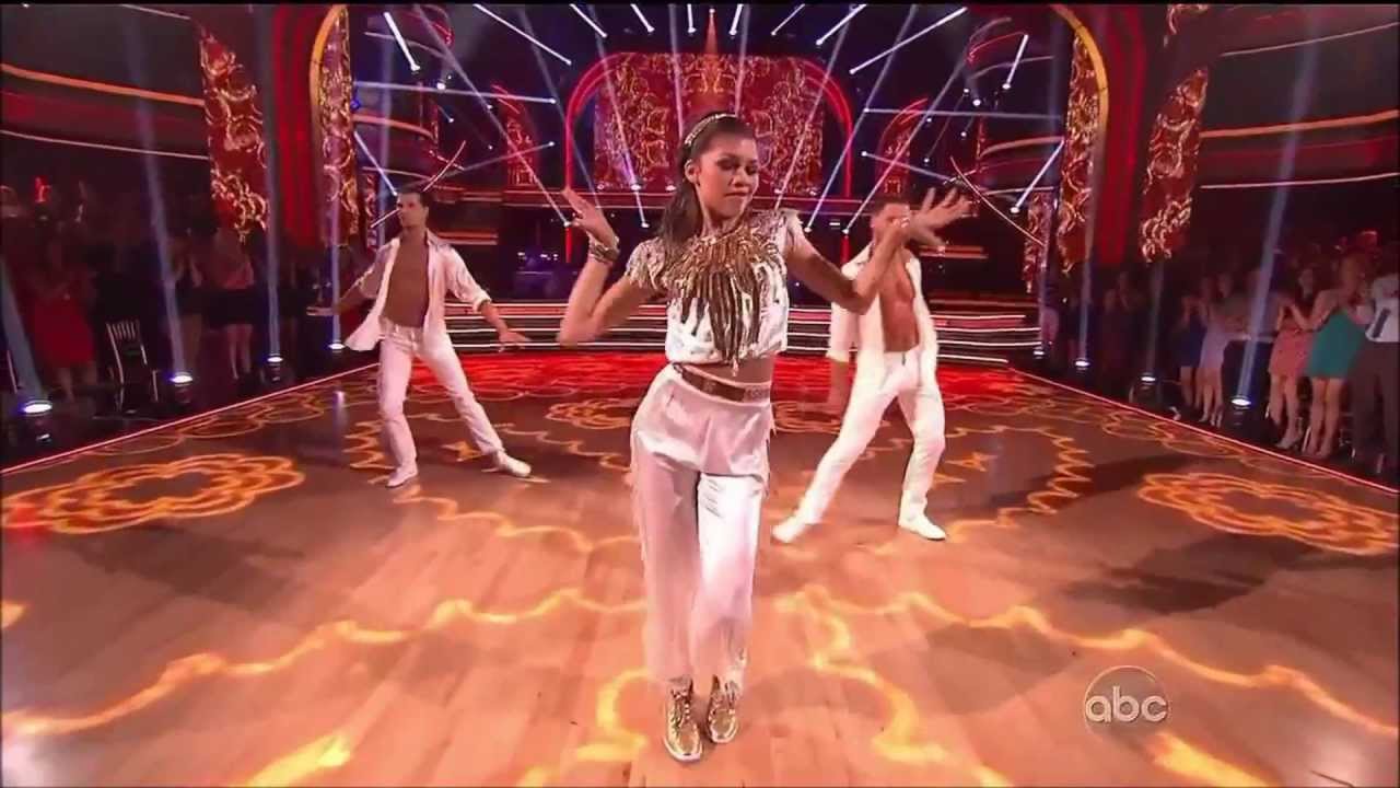 Val & Zendaya Parts of DWTS Results Week 8 - YouTube