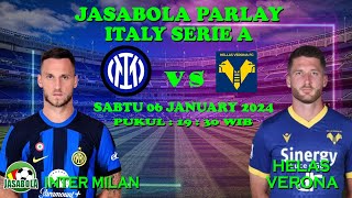 Prediksi Bola Mix Parlay Bola Malam ini INTER MILAN VS VERONA 06/07 JANUARY 2024 ITALY SERIE A.