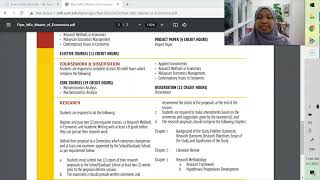 Master of Economics @ Universiti Utara Malaysia