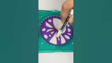 Relaxing Waves That Soothe Your Senses! #art #spirograph #2024 #shorts #usa #subscribe