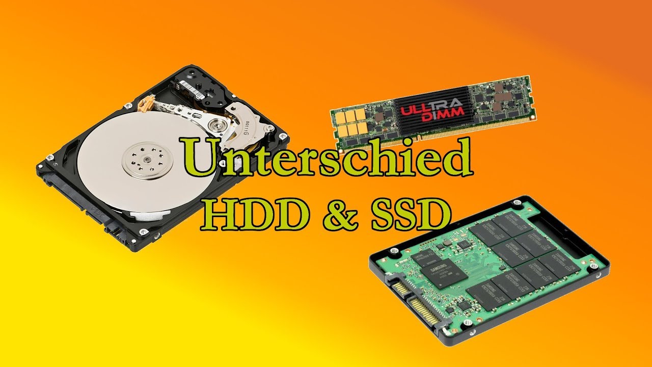 Unterschied der Speichermedien HDD, M.2, UltraDimm) -