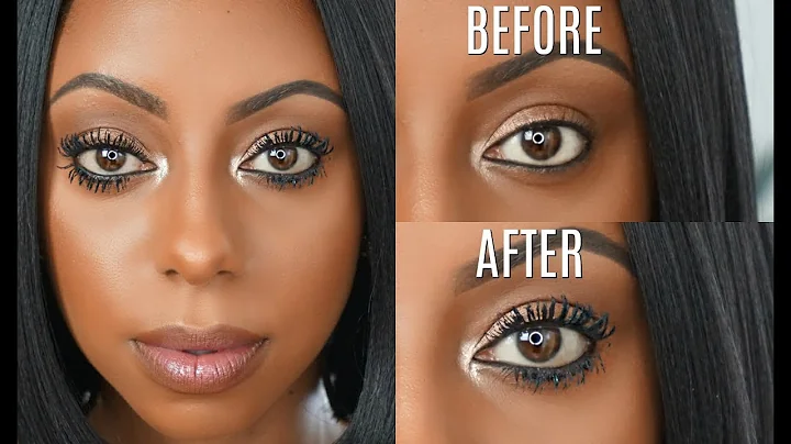 How to make your EYELASHES appear LONGER! Mascara routine | Jessica Pettway