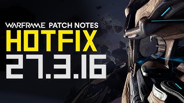 Warframe Hotfix 27.3.16 - Basmu