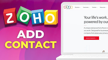 ✅ How To Add Single Contact Manually In Zoho CRM 🔴