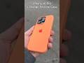 Black iPhone 16 Pro + Orange Silicone Case - New Cool Combo? 😎 #shorts #trending #iphone #apple