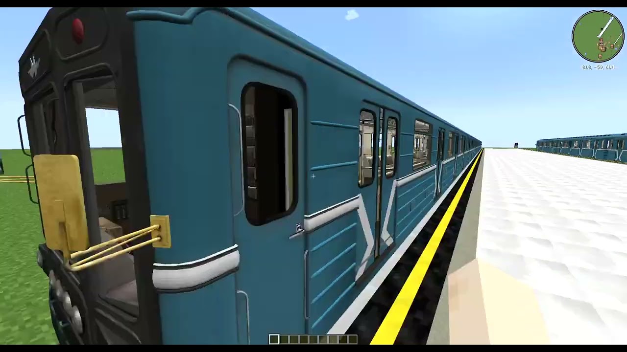 Мой метрополитен в Майнкрафт МТР/МТR