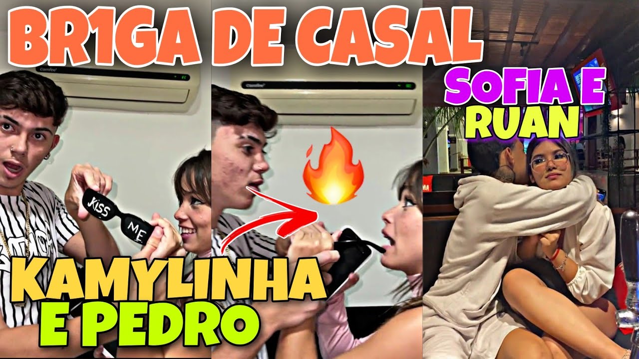 TRETA! PEDRO BR1G4 COM KAMYLINHA POR CAUSA DO ÓCULOS ESCRITO 