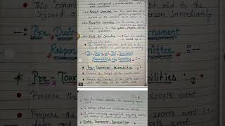 Class 12 Physical Education Chapter-1 Management of sporting events Notes Part-2 #physicaleducation