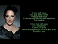 Cuts Both Ways by Gloria Estefan (Lyrics)