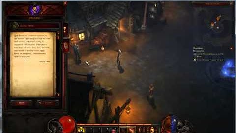 Diablo III Town Sandbox - Walk around town