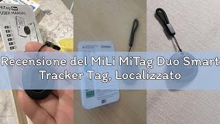Recensione del MiLi MiTag Duo Smart Tracker Tag, Localizzatore Bluetooth Compatibile Apple Dov'è e G