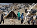 Iranian Nomadic Life | Trapped in a Deadly Zagros Storm ⛈️ A Real Fight for Survival