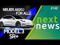 nextnews: Tesla-Rekord, BAFA-Änderung, LFP-Akku für Model 3, PlugIn Sperre, IONIQ5 & EV6, EQS 770 km