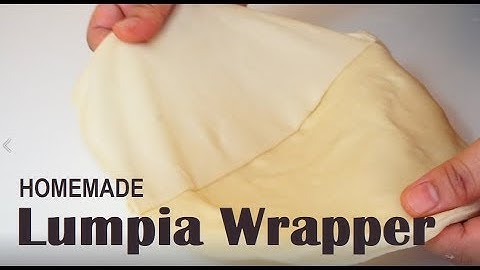 Homemade Lumpia Wrappers