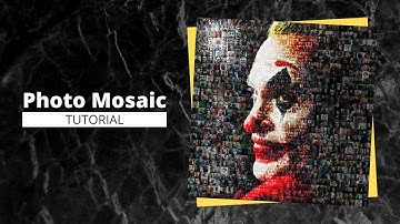 Photo Mosaic tutorial |  Photoshop Tutorial: How to Create Stunning, Photo Mosaic Portraits