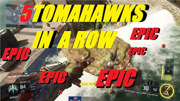 BO3 EPIC TOMAHAWK KILLS 5 IN A ROW (WALL RUN)