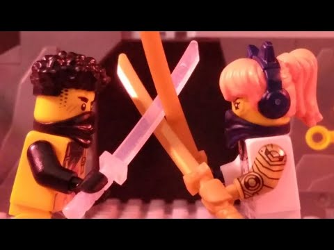 Arin vs Sora | Lego Ninjago: Dragons Rising | Stop Motion Fight Scene ...