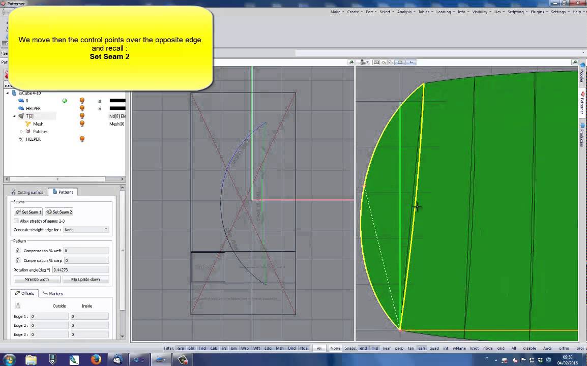Tent design software ixCube How to fix bad pattern edges ? YouTube