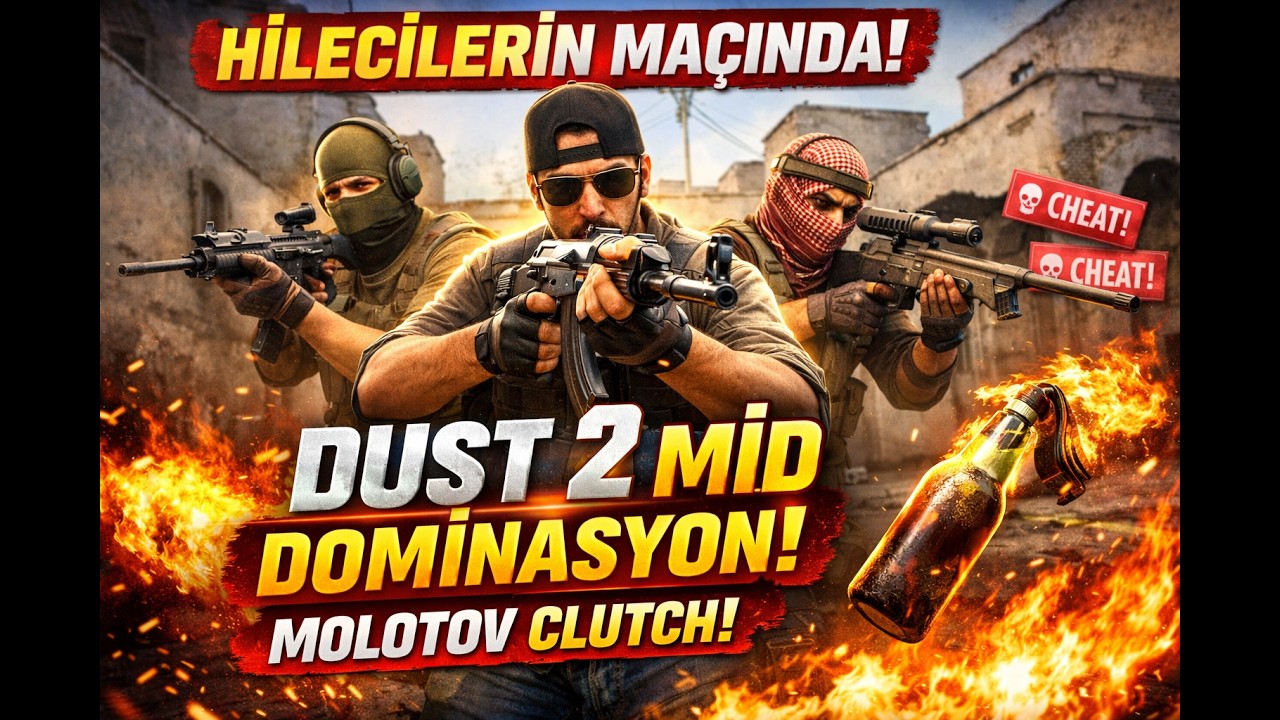DUST2'DE GERİ DÖNÜŞ! TAKIMLA BİRLİKTE MAÇI KOPARDIK! MID