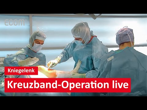 Kniegelenk: Kreuzband-Operation live!