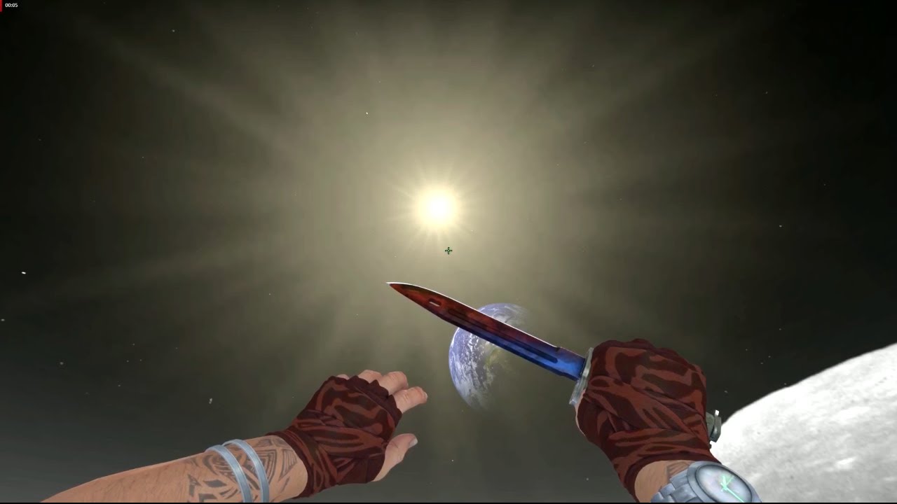 Epic Looking Bayonet Ice And Fire Pattern 412