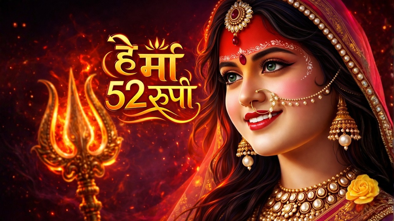 52 शक्तिपीठों की दिव्य स्तुति | हे माँ 52 रूपी आदिशक्ति वंदना | दुर्लभ शक्ति जागरण