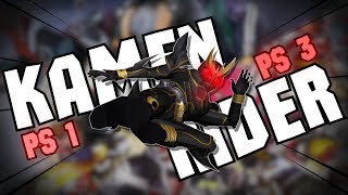 Aku Coba Main Semua Game Kamen Rider Dari Era PS 1 Sampe PS 3!!!