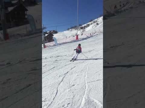 Chute au ski
