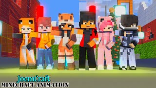 APHMAU MASCOT FRIENDS CREW | COUPLE DANCE | CHICKEN WINGS MEME | SHUFFLE DANCE - Minecraft Animation