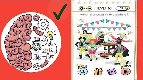 Brain test level 1,2,3,4,5,6,7,8,9,10 walkthrough