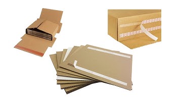Double-sided tape and Tear Tape on Corrugate board for E-commerce applications