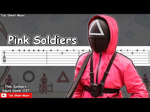 Squid Game OST - Pink Soldiers Guitar Tutorial