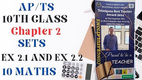 sets | chapter 2 | exercise 2.1 , exercise 2.2 | 10th class maths | sri pragna 10th maths