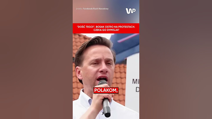 "Dość tego!". Bosak ostro na protestach. Czeka go dymisja?  #polityka #bosak #wydarzenia