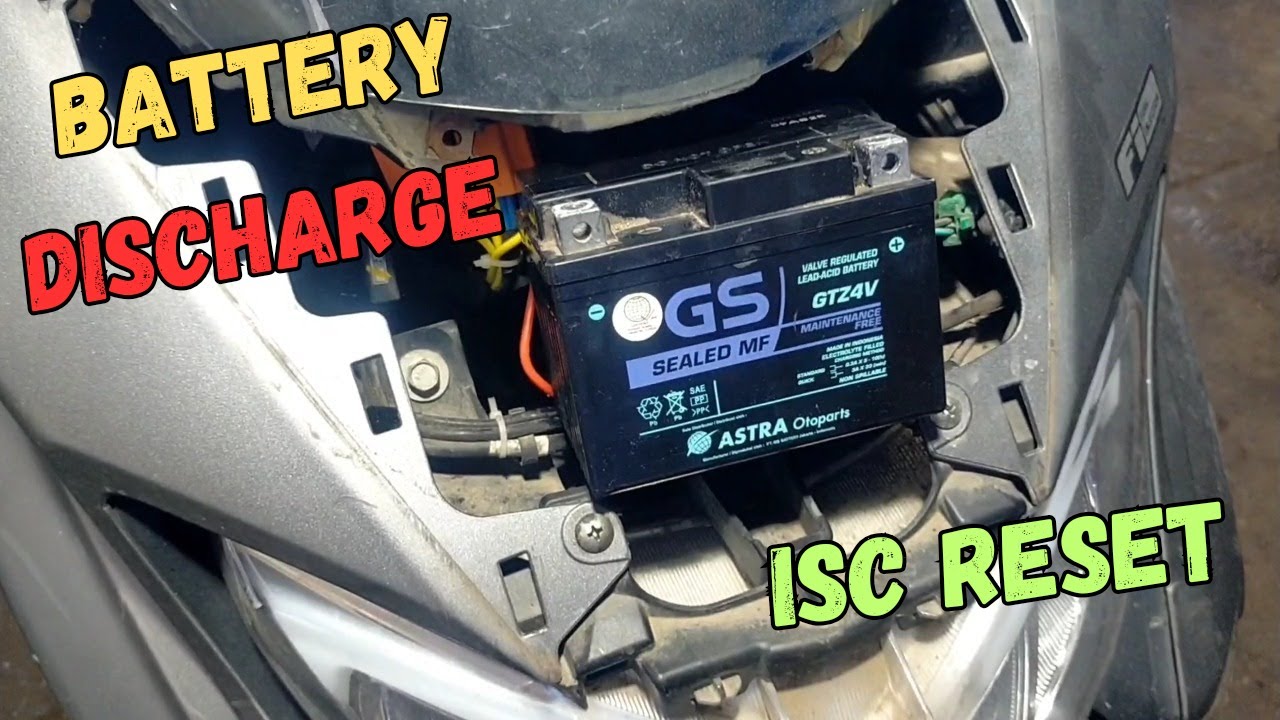 Suzuki Burgman battery discharge and high idle | ISC RESET | problem fix