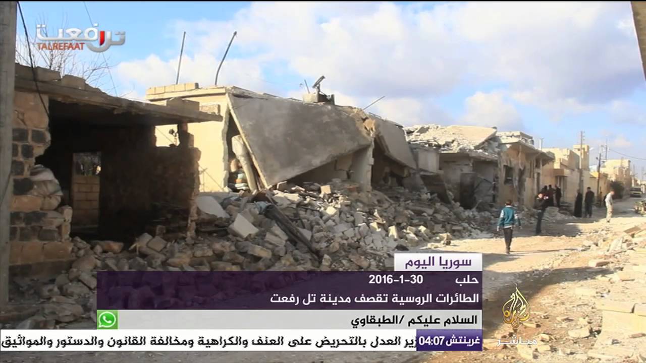 شاهد قوات المعارضة تقصف مقاراً للنظام في منطقة المنصورة بحلب