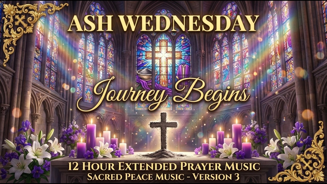 Ash Wednesday Hymns 2026 - 12 Hour Majestic Prayer Collection | Sacred ...