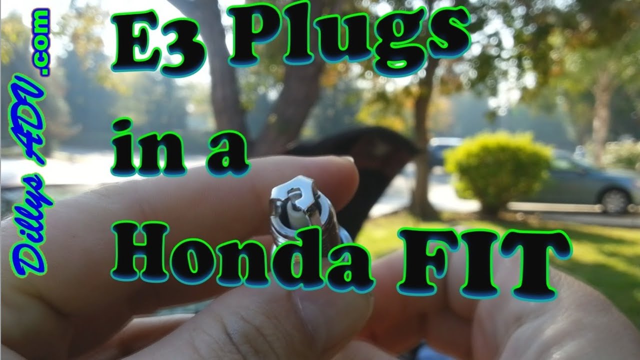 E3 Spark Plugs in a Honda FIT YouTube