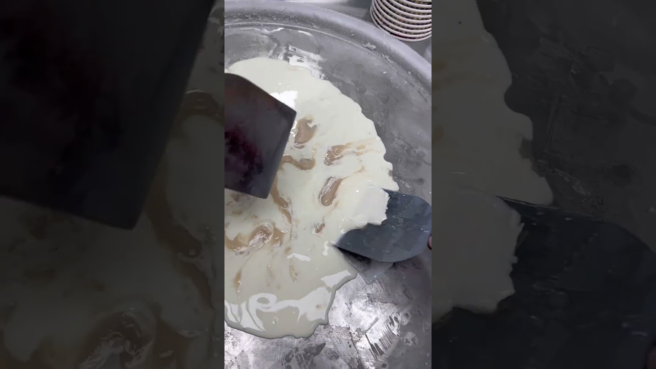 Turning 10 different alcohols into rolled ice cream