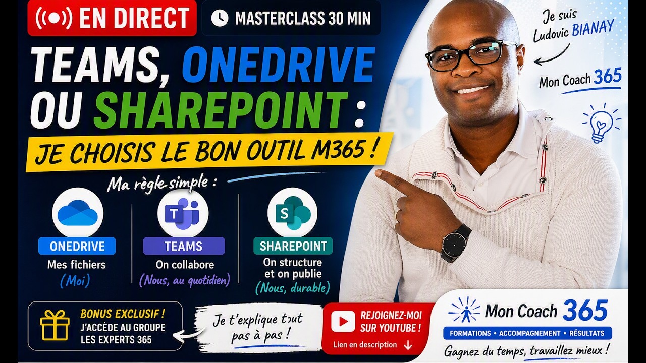 OneDrive, Teams ou SharePoint : quel outil choisir et quand ?